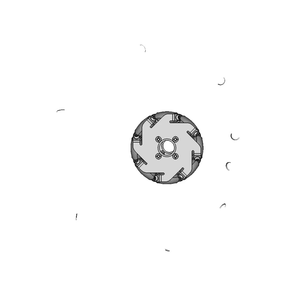Mecanum Wheel - Downloadable CAD Representation_0_0_degree_snapshot