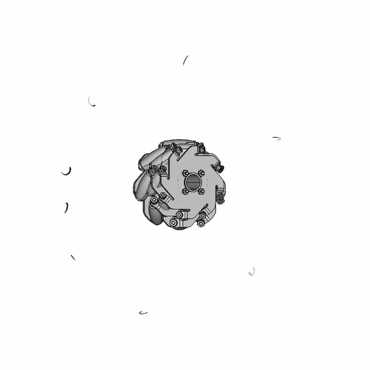Mecanum Wheel - Downloadable CAD Representation