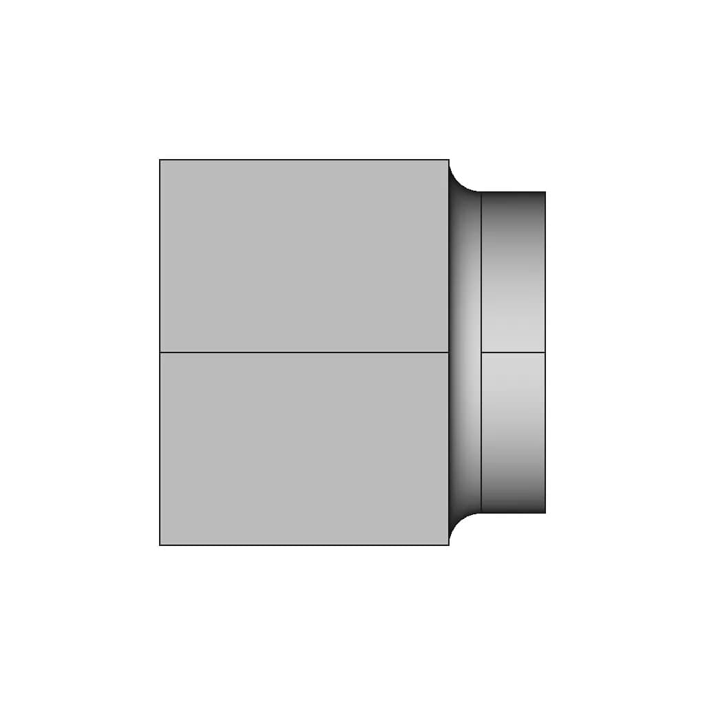 Hex Wheel Hub For 4Mm D Shaft | High-Quality CAD Model_0_90_degree_snapshot