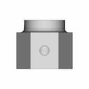 Hex Wheel Hub For 4Mm D Shaft | High-Quality CAD Model_270_0_degree_snapshot