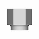 Hex Wheel Hub For 4Mm D Shaft | High-Quality CAD Model_90_0_degree_snapshot