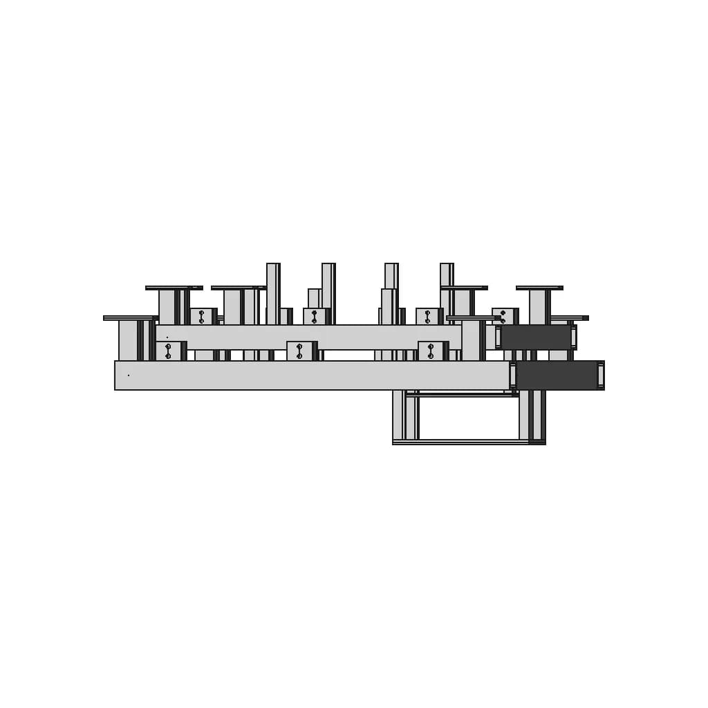 Lifting Platform Steel Structure - Standard Mechanical Component_0_270_degree_snapshot