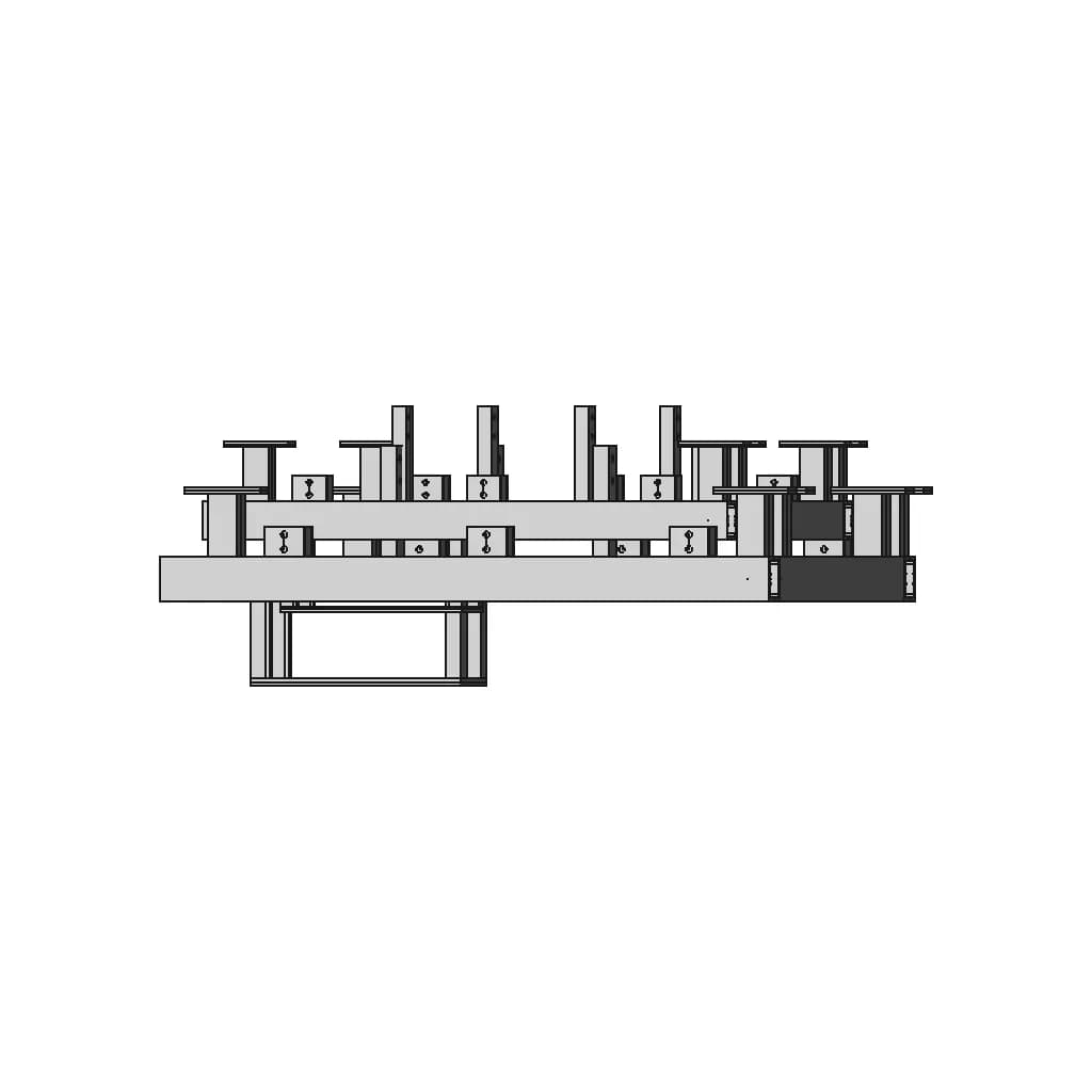 Lifting Platform Steel Structure - Standard Mechanical Component_0_90_degree_snapshot