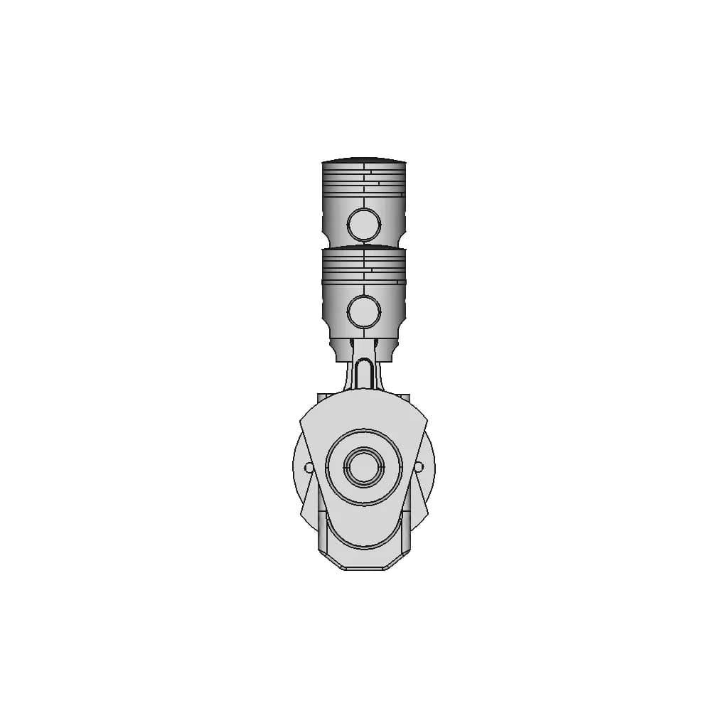 Four Cylinder Engine - Standard Mechanical Component_0_0_degree_snapshot