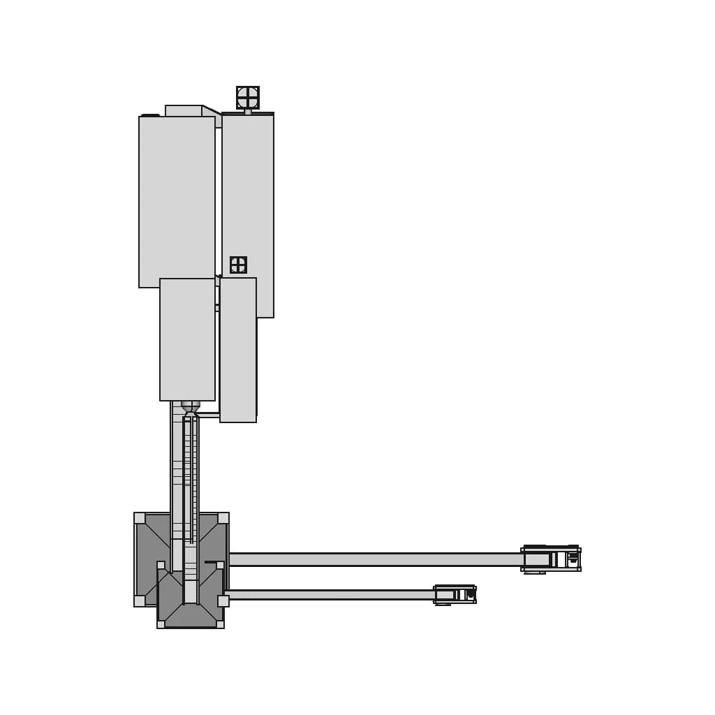 Particle Refining System | Shredder, Masher, Washer, And Collector Line | High-Quality CAD Model_90_0_degree_snapshot