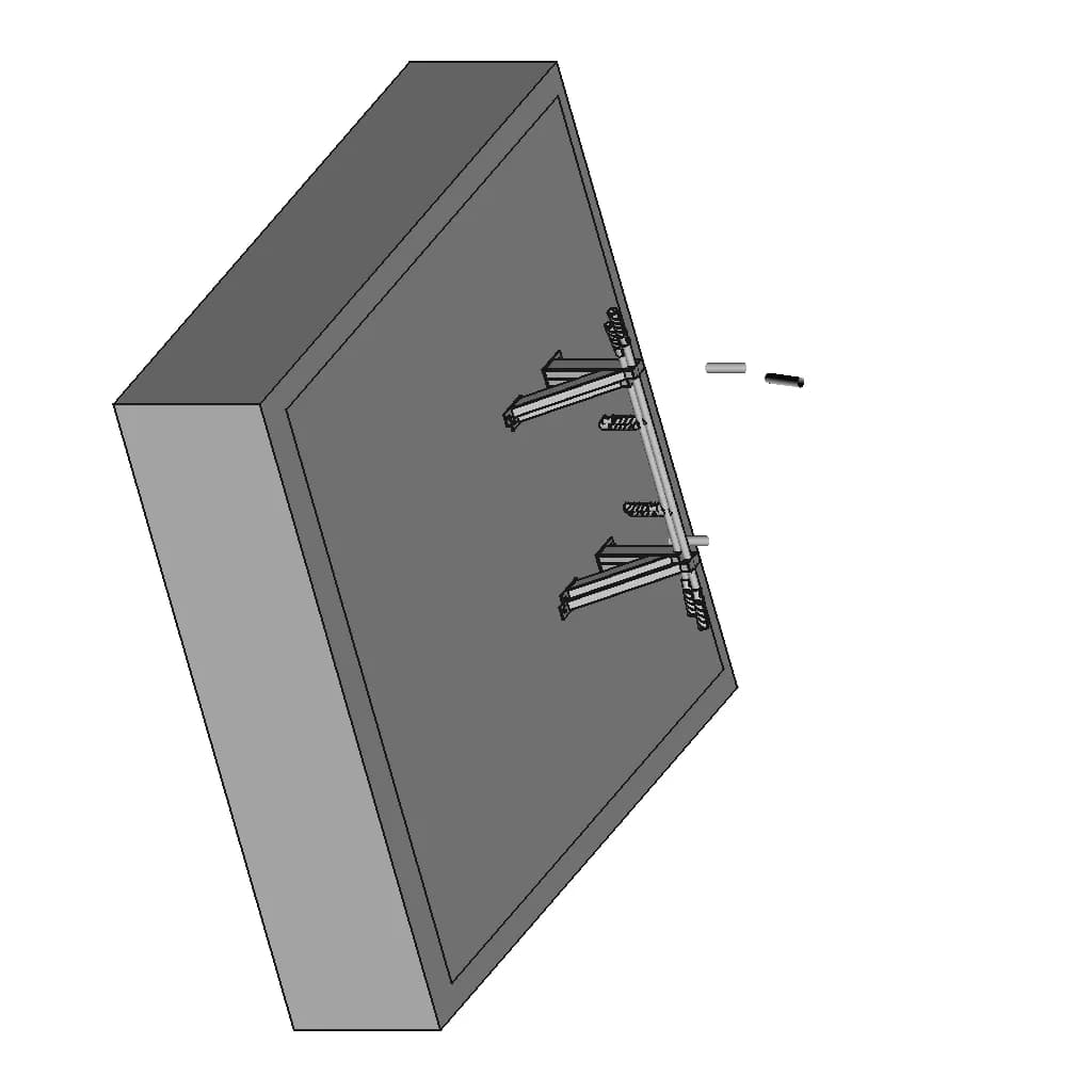 Horizontal Bar | High-Quality CAD Model_60_30_degree_snapshot