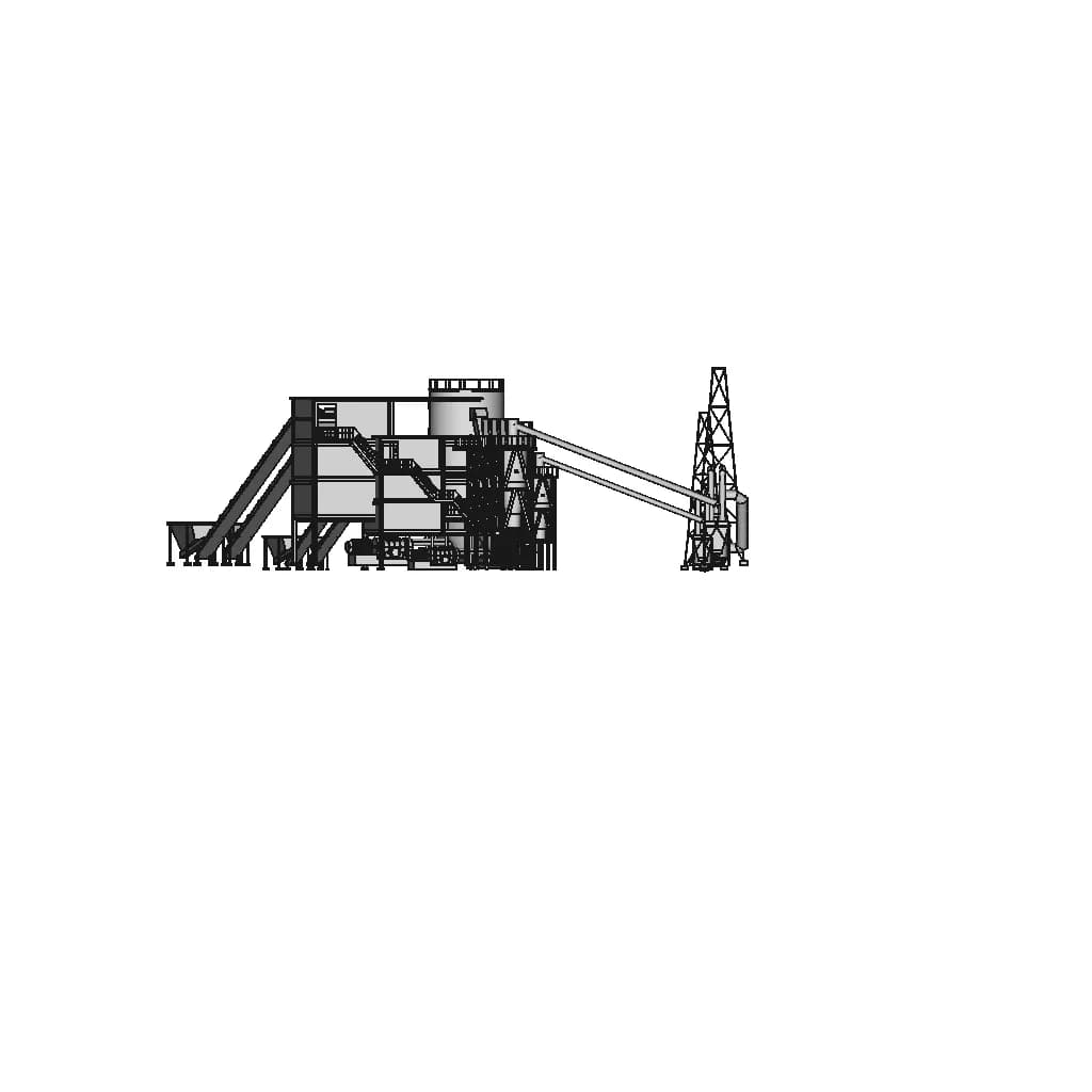 Waste Management Plant - Eaf Fluidized Combustion #1 - Downloadable CAD Representation_0_270_degree_snapshot