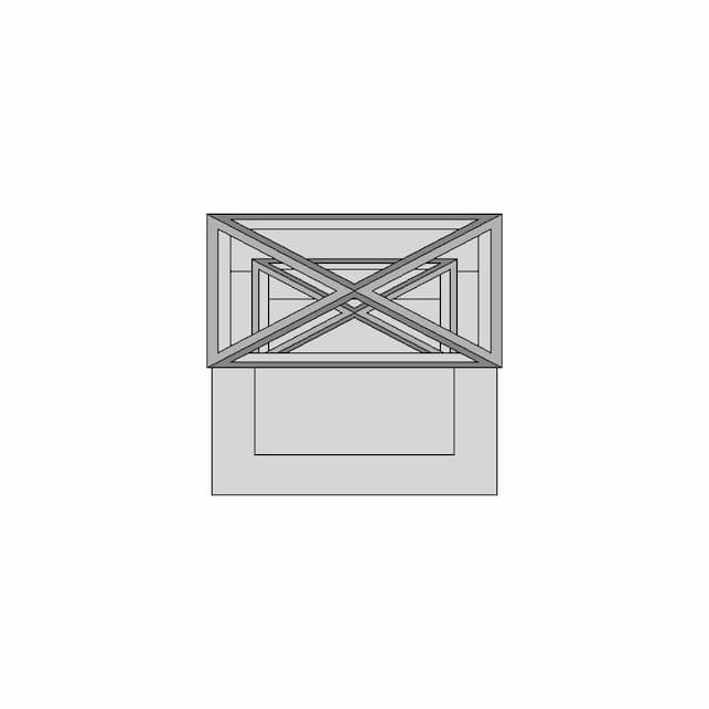 Modern Glass Temple Design | High-Quality CAD Model