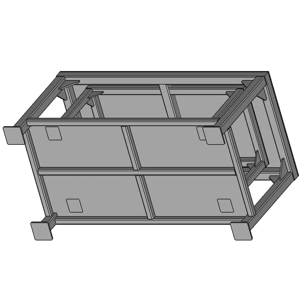 Work Table | High-Quality CAD Model_60_30_degree_snapshot