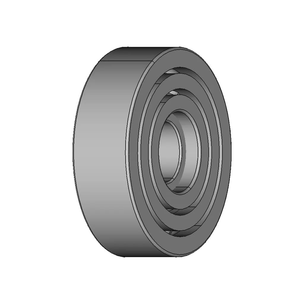 Ball Bearing - Downloadable CAD Representation_60_30_degree_snapshot