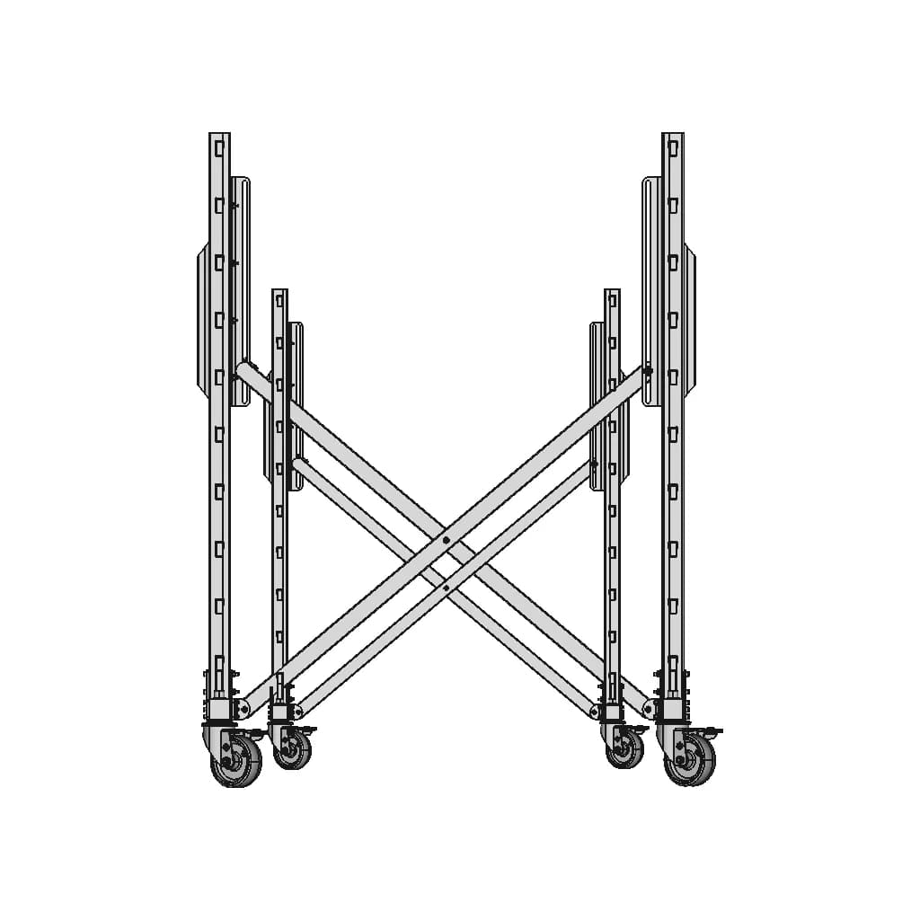 Mobile Paint Drying Rack | High-Quality CAD Model_0_0_degree_snapshot