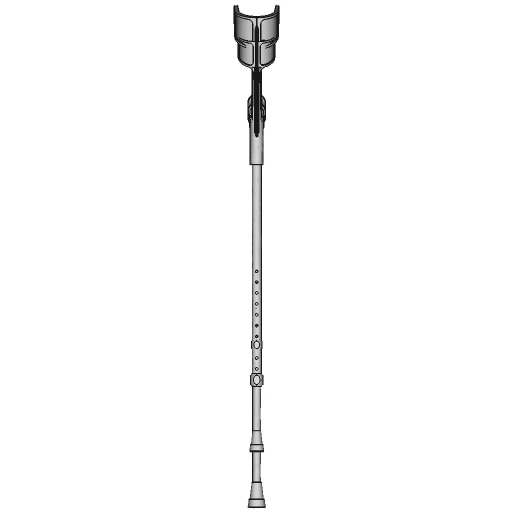 Crutches - Downloadable CAD Representation_90_0_degree_snapshot