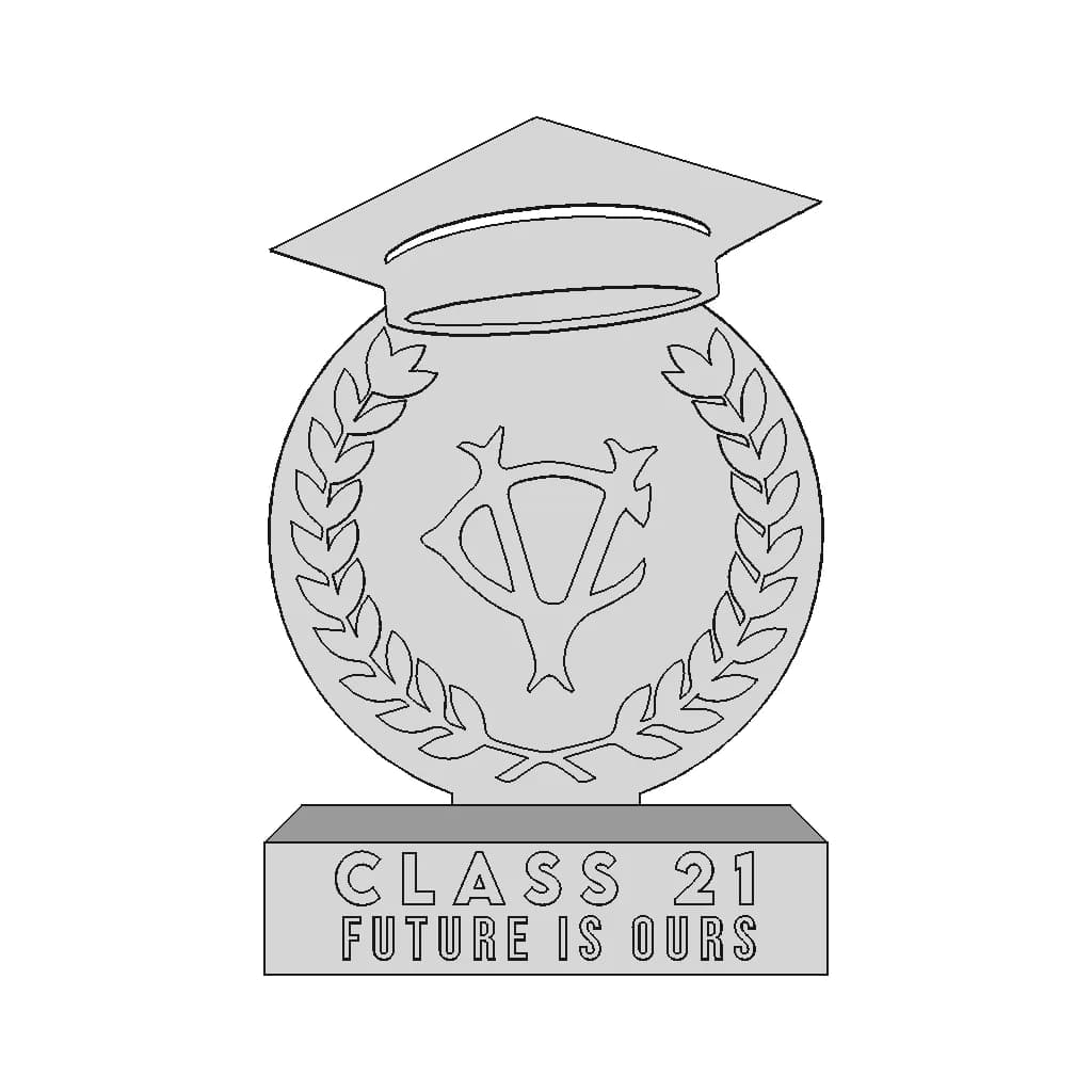 Victoria Collage Trophy - Standard Mechanical Component_0_0_degree_snapshot