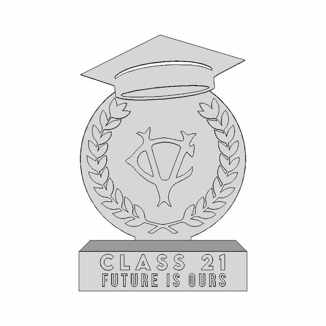 Victoria Collage Trophy - Standard Mechanical Component