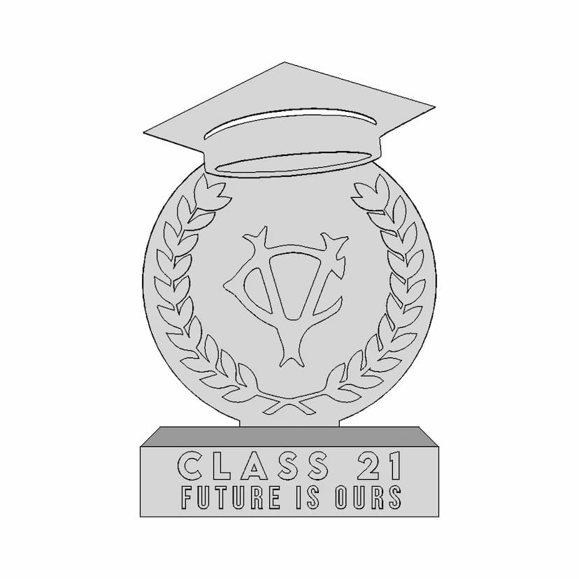 Victoria Collage Trophy - Standard Mechanical Component