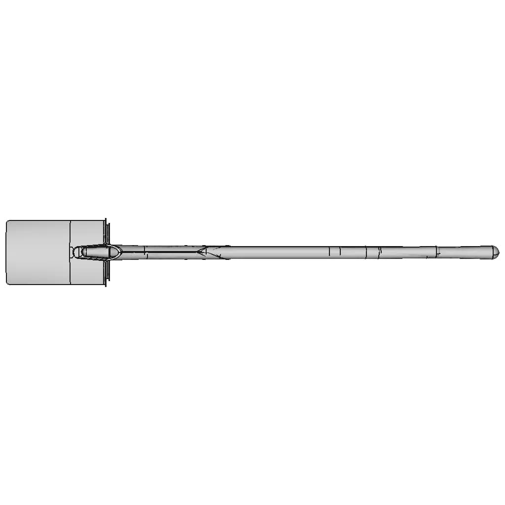 All Steel Spade 21'' Steel Handle | 3D Engineering Design File_90_0_degree_snapshot