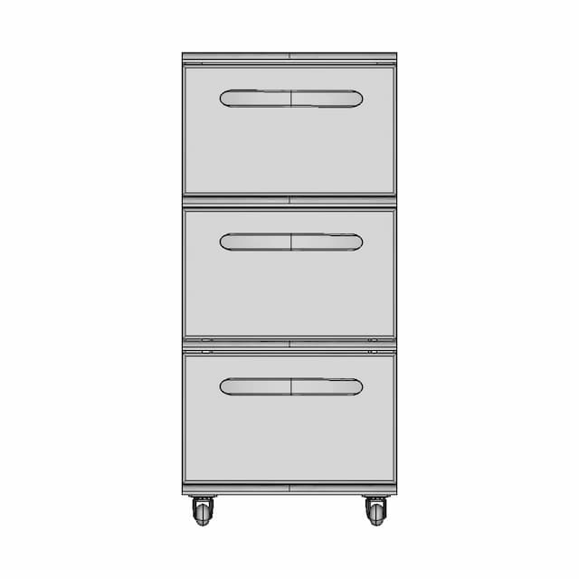 Módulo Gaveteiro Para Marcenaria | High-Quality CAD Model