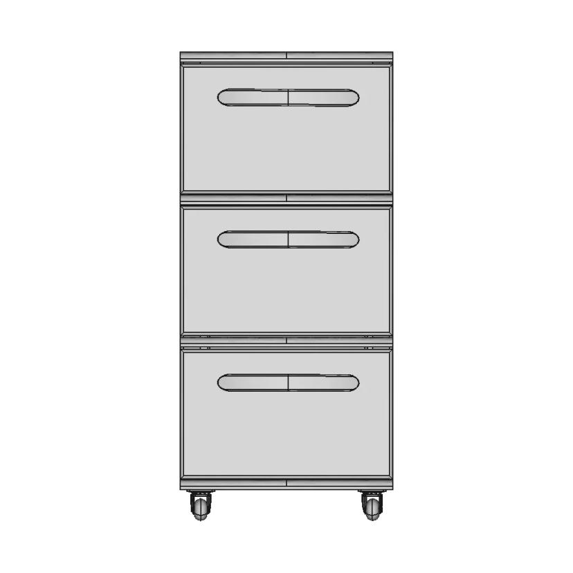 Módulo Gaveteiro Para Marcenaria | High-Quality CAD Model