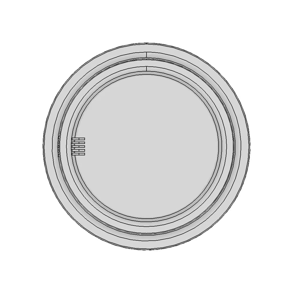 Piring (Plate) | High-Quality CAD Model_270_0_degree_snapshot