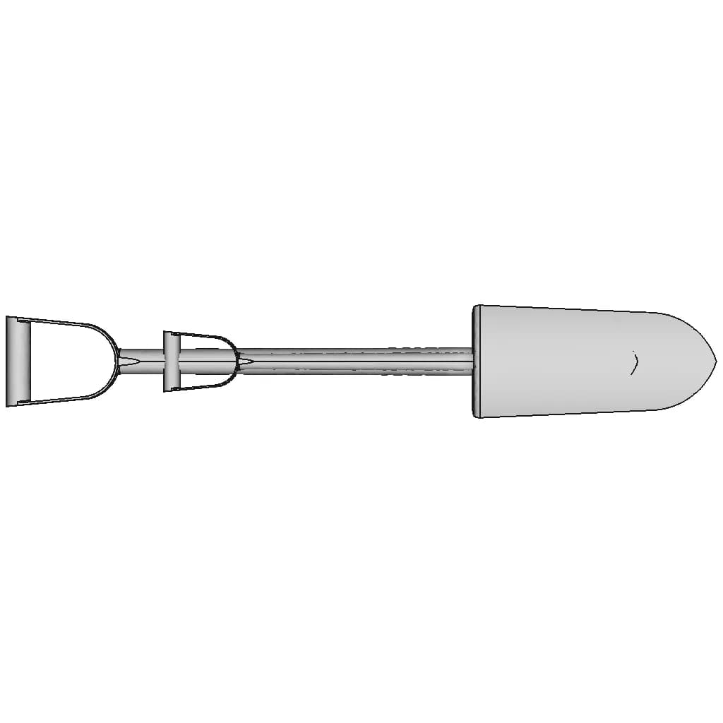 All_Steel_Spade_20'' Steel_Handle | 3D Engineering Design File_90_0_degree_snapshot