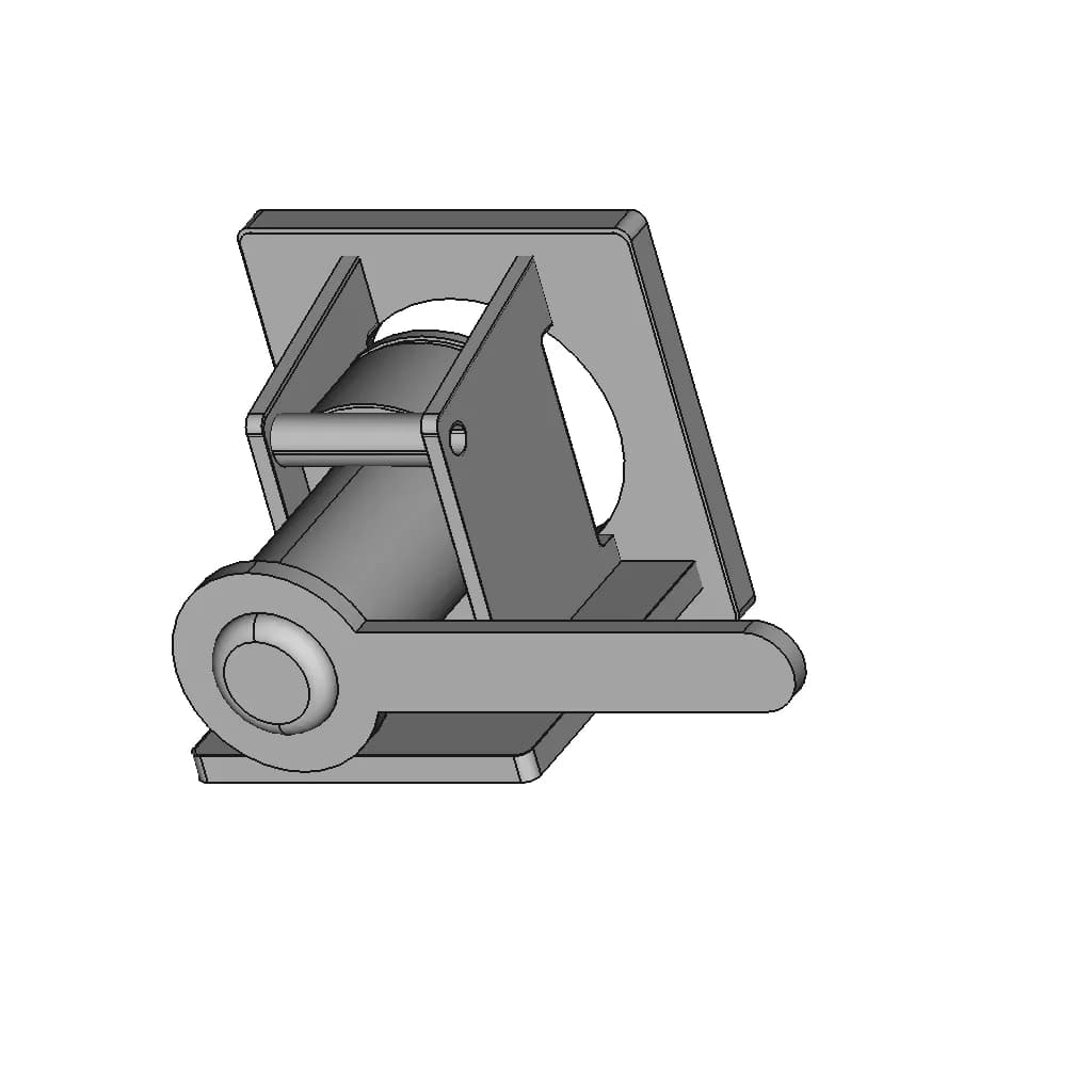 Trailer Twist Lock | High-Quality CAD Model_60_30_degree_snapshot