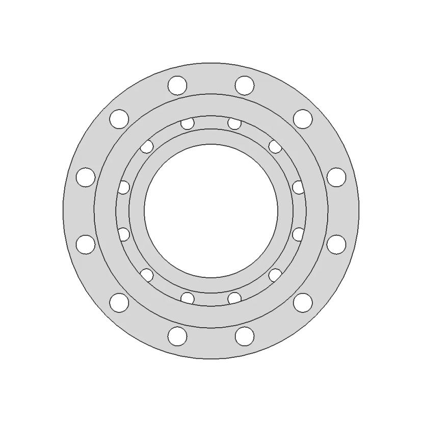 Example Of A Coal-Fired Tower Boiler, (Flange Din 1092 Pn16 Dn250) | 3D Engineering Design File