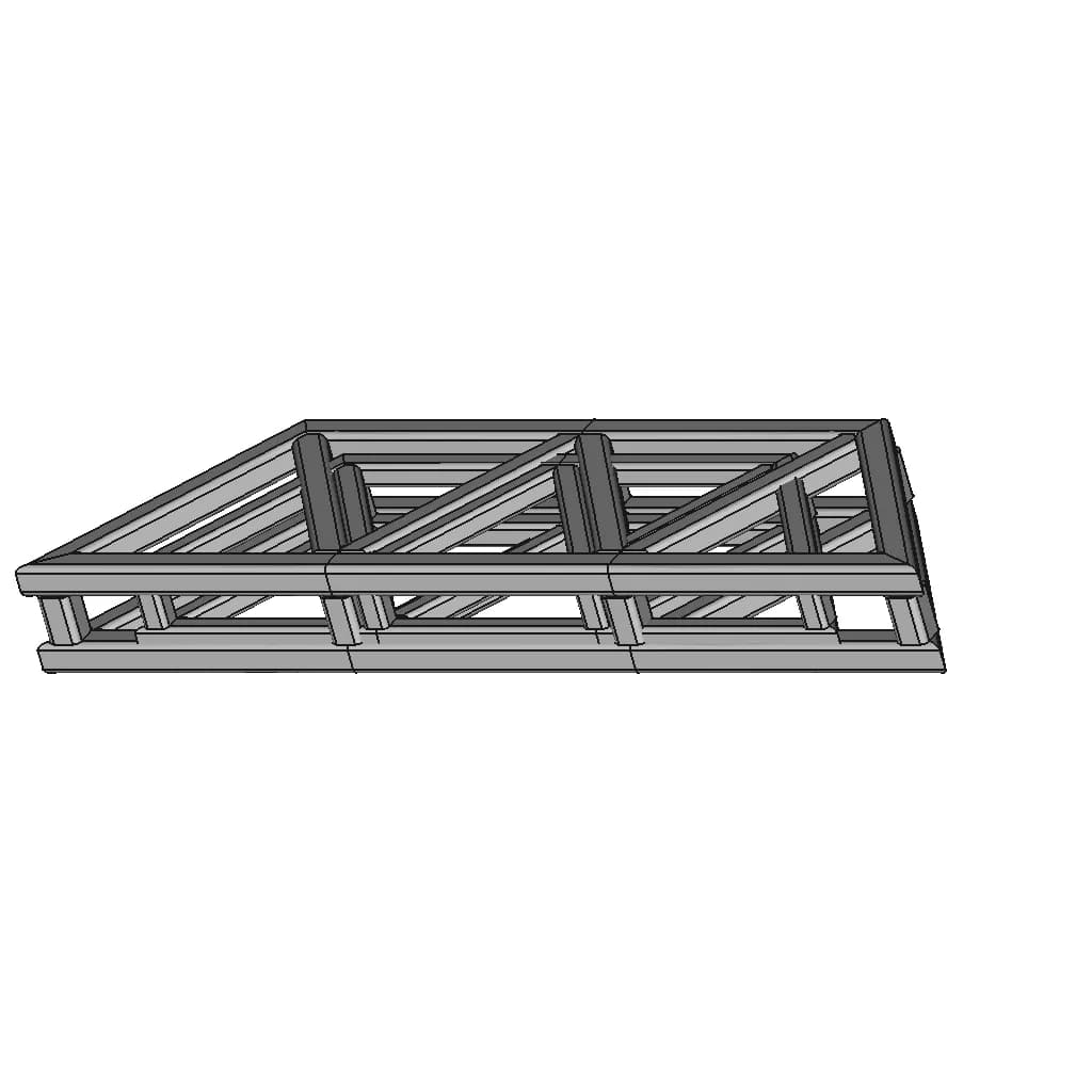 Spaghetti Bridge | 3D Engineering Design File_60_30_degree_snapshot