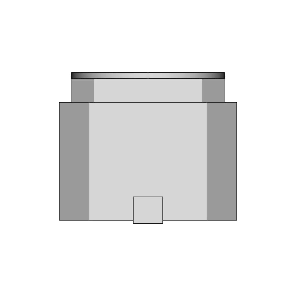 Silent Push Button 6X6X5 Mm - Downloadable CAD Representation_0_0_degree_snapshot