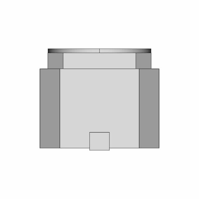 Silent Push Button 6X6X5 Mm - Downloadable CAD Representation