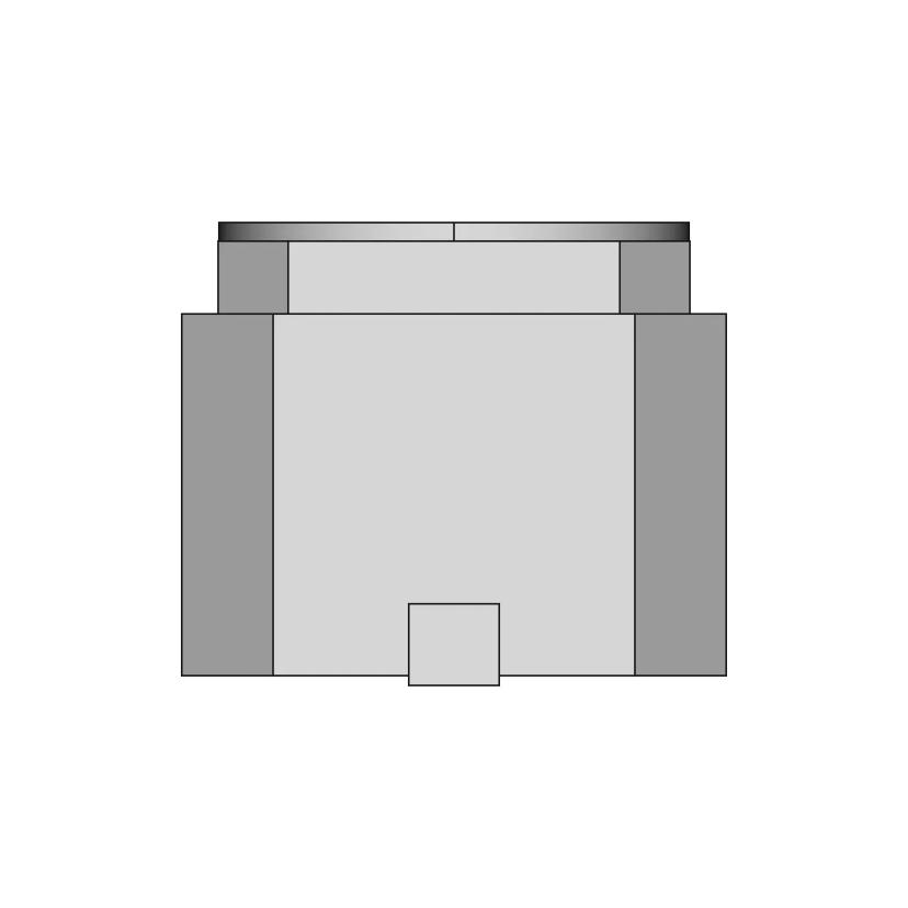 Silent Push Button 6X6X5 Mm - Downloadable CAD Representation