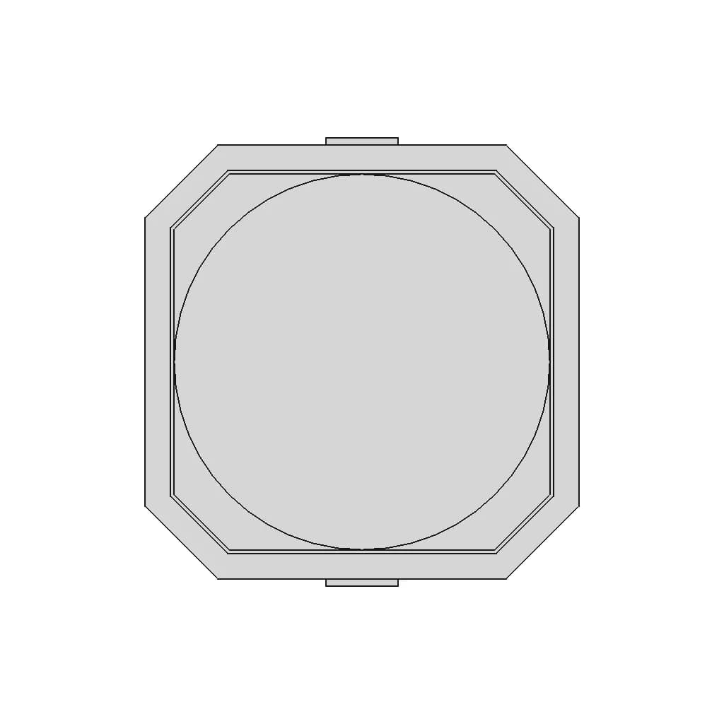 Silent Push Button 6X6X5 Mm - Downloadable CAD Representation_270_0_degree_snapshot