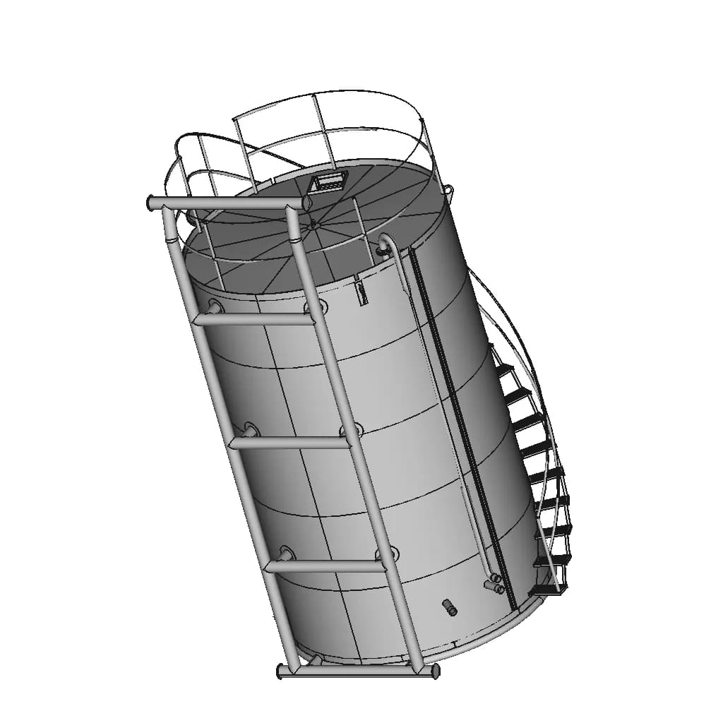 Tank Vertical | High-Quality CAD Model_60_30_degree_snapshot