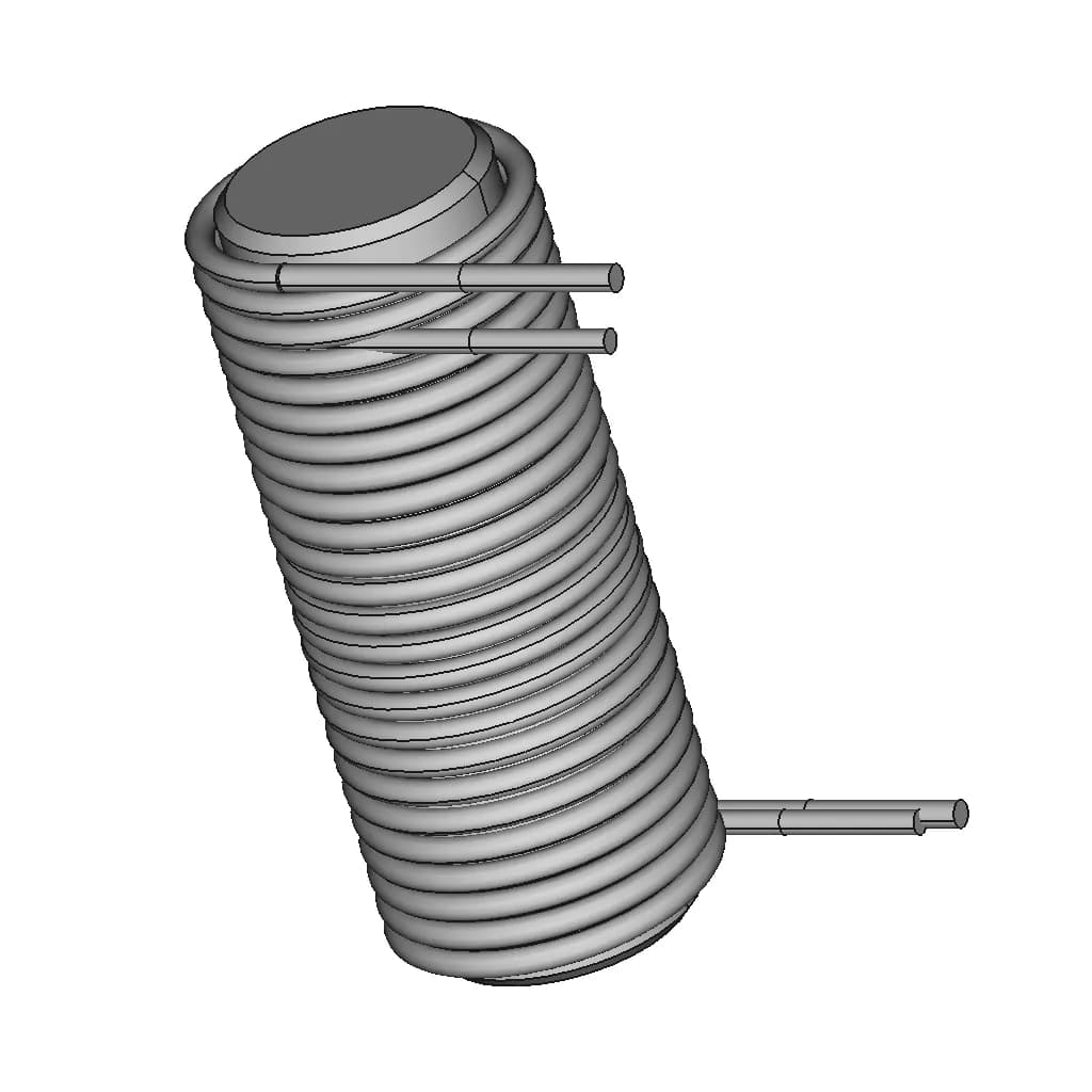 Prc1030H-220M Rod Choke - Downloadable CAD Representation_60_30_degree_snapshot