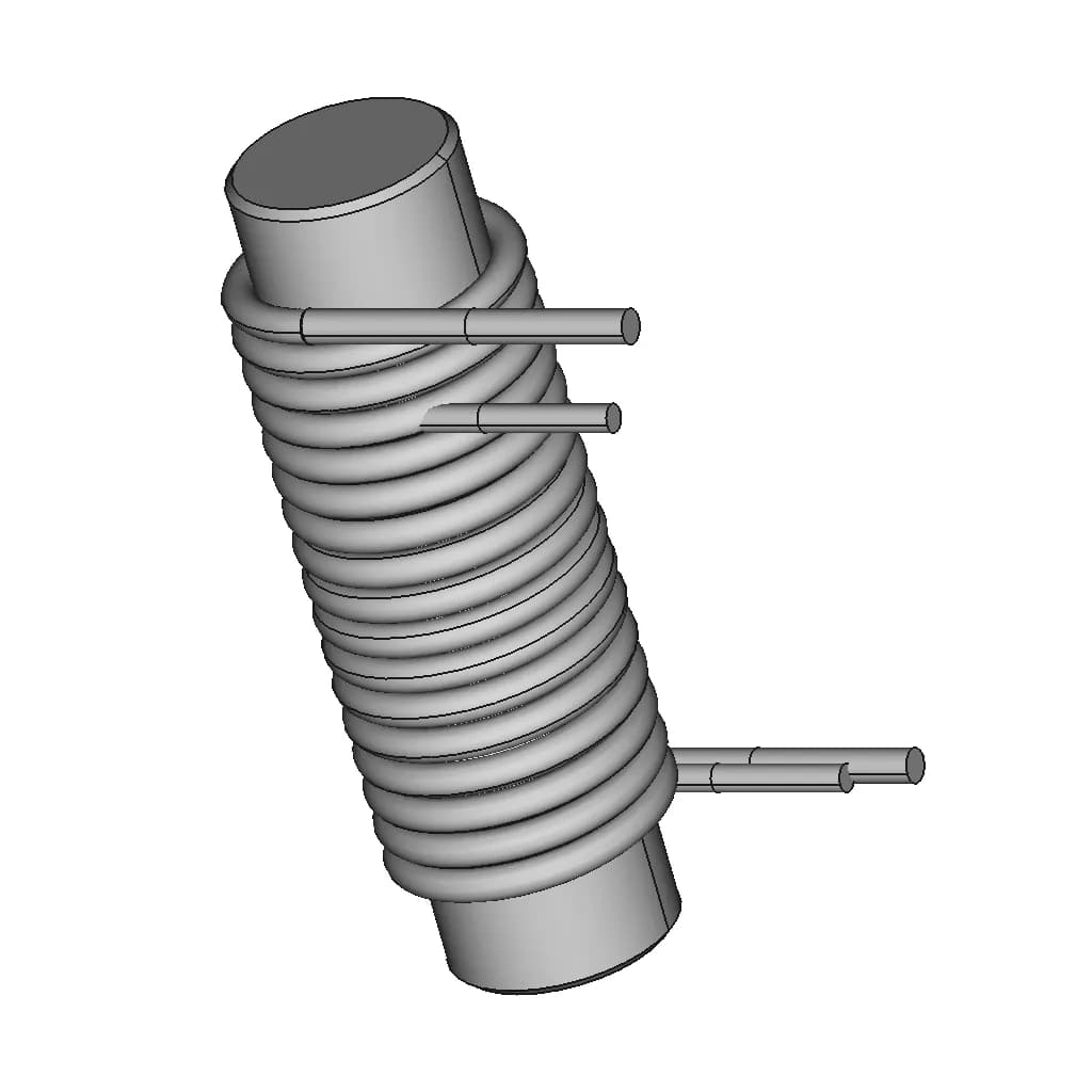 Prc0830H-100M Rod Choke | 3D Engineering Design File_60_30_degree_snapshot