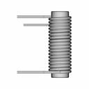 Prc0415H-100M Rod Choke | 3D Engineering Design File_90_0_degree_snapshot