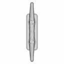 8" (200Mm) Cleat | High-Quality CAD Model_0_0_degree_snapshot