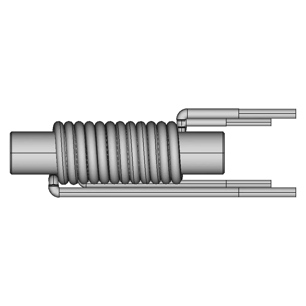 Prc0315V-4R7M Vertical Rod Inductor - Downloadable CAD Representation_0_90_degree_snapshot