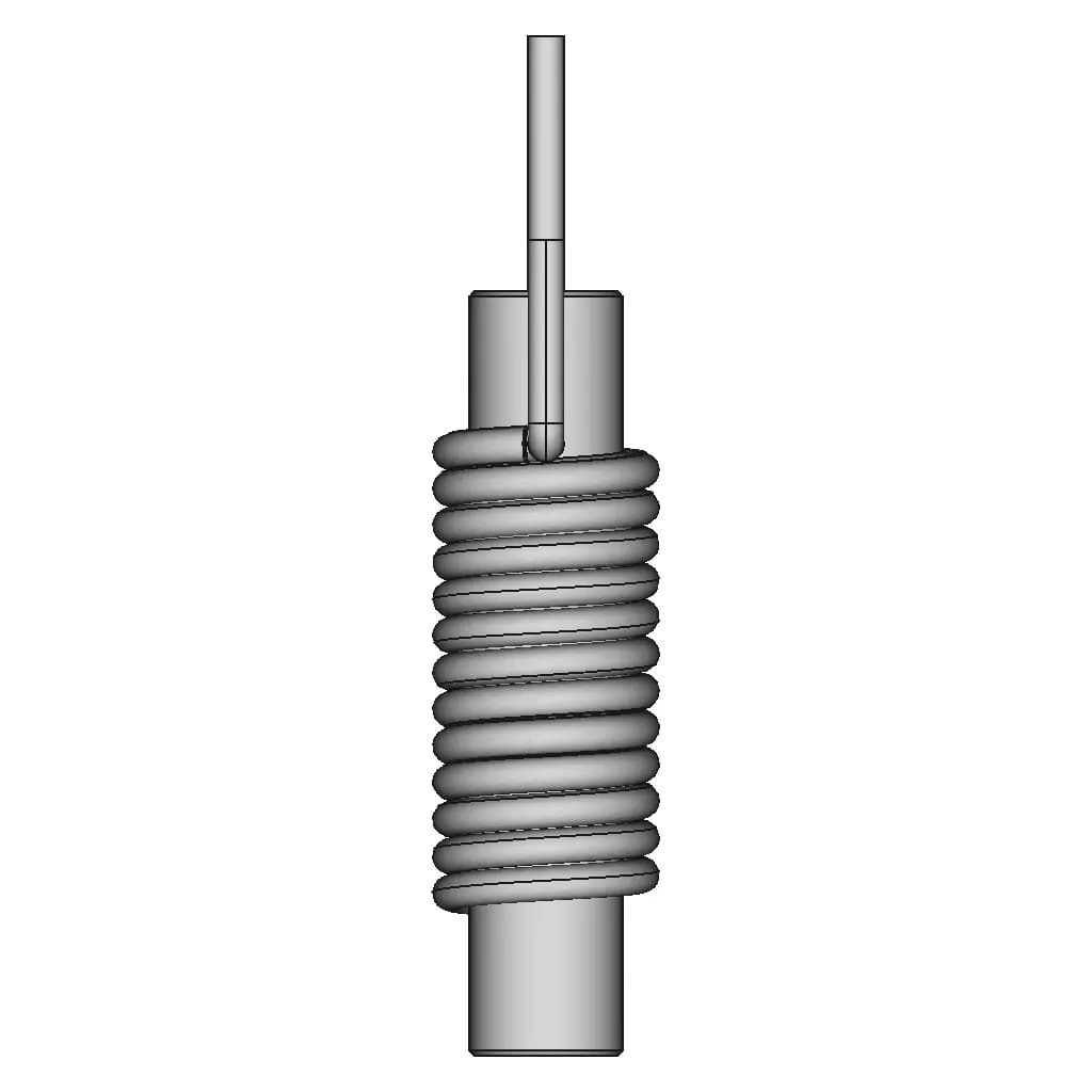 Prc0315V-4R7M Vertical Rod Inductor - Downloadable CAD Representation_270_0_degree_snapshot