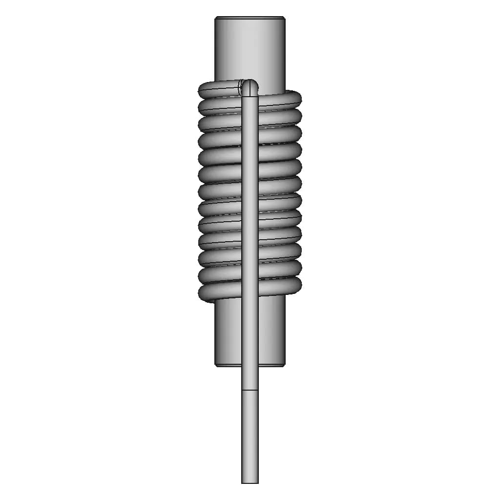 Prc0315V-4R7M Vertical Rod Inductor - Downloadable CAD Representation_90_0_degree_snapshot