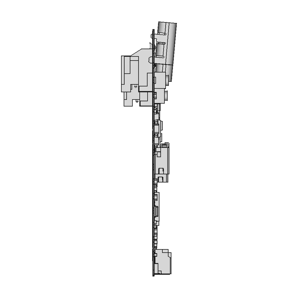 Unit Pulsar Nano C6 Esp32-C6 - Standard Mechanical Component_0_270_degree_snapshot