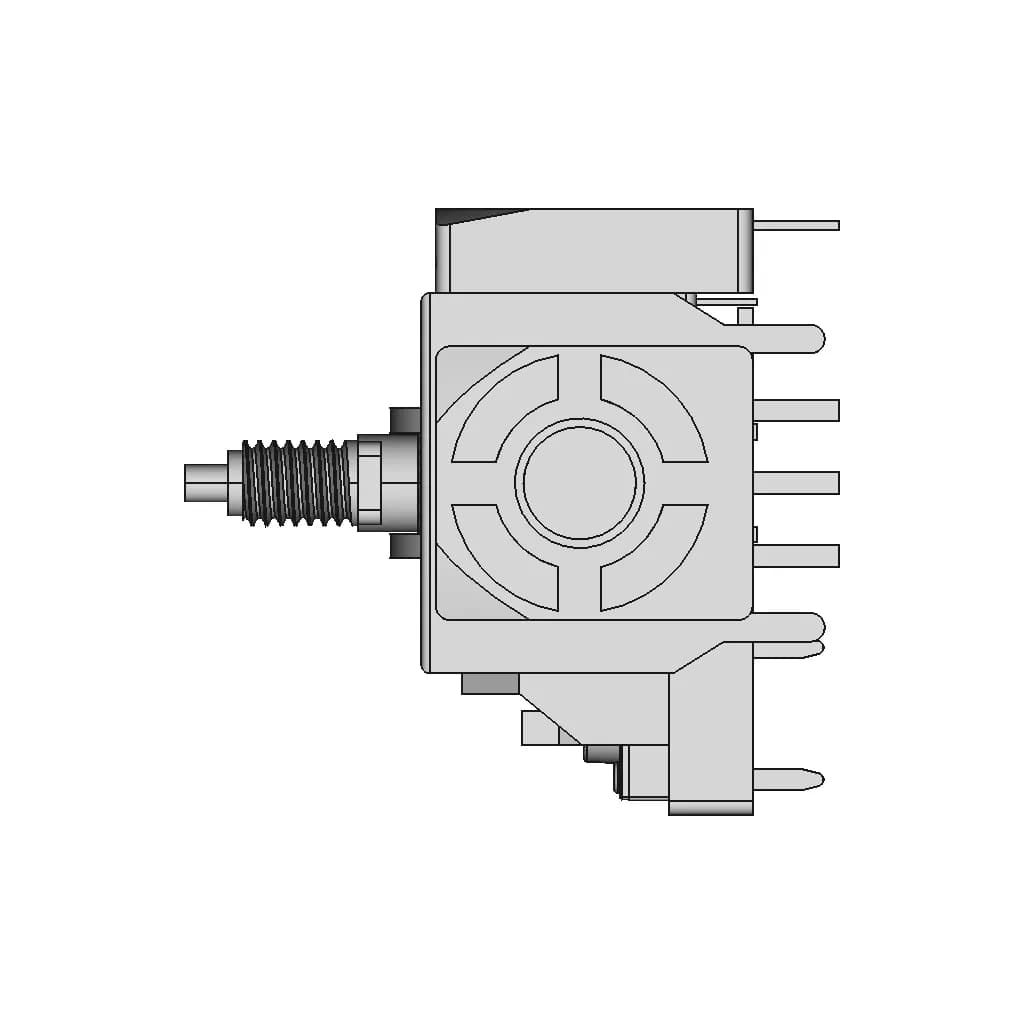Mini Joystick Potentiometer - Downloadable CAD Representation_0_90_degree_snapshot