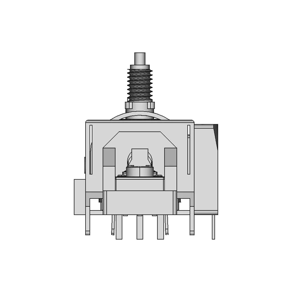 Mini Joystick Potentiometer - Downloadable CAD Representation_90_0_degree_snapshot