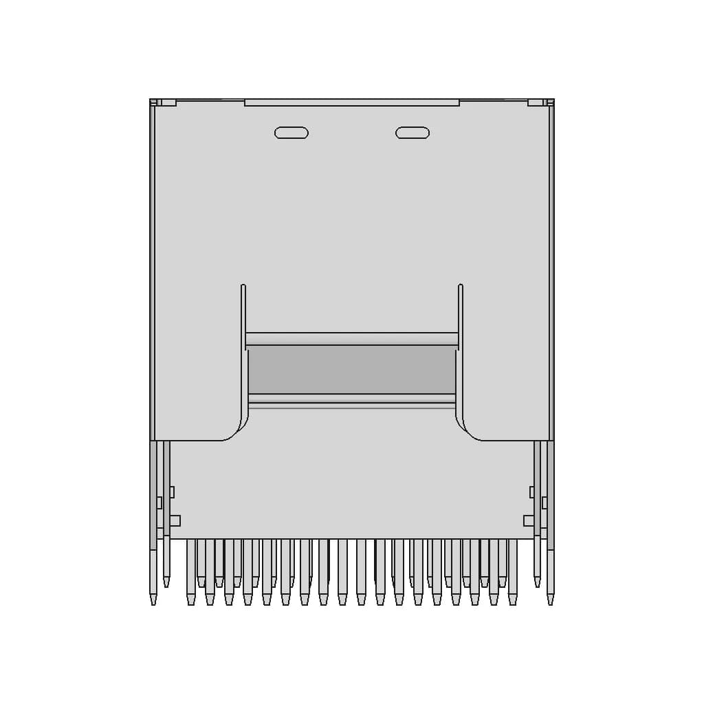 Sas Sff-8087 Vertical | 3D Engineering Design File_270_0_degree_snapshot