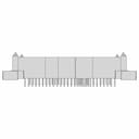 Sas Connector Sff-8482 | High-Quality CAD Model_90_0_degree_snapshot