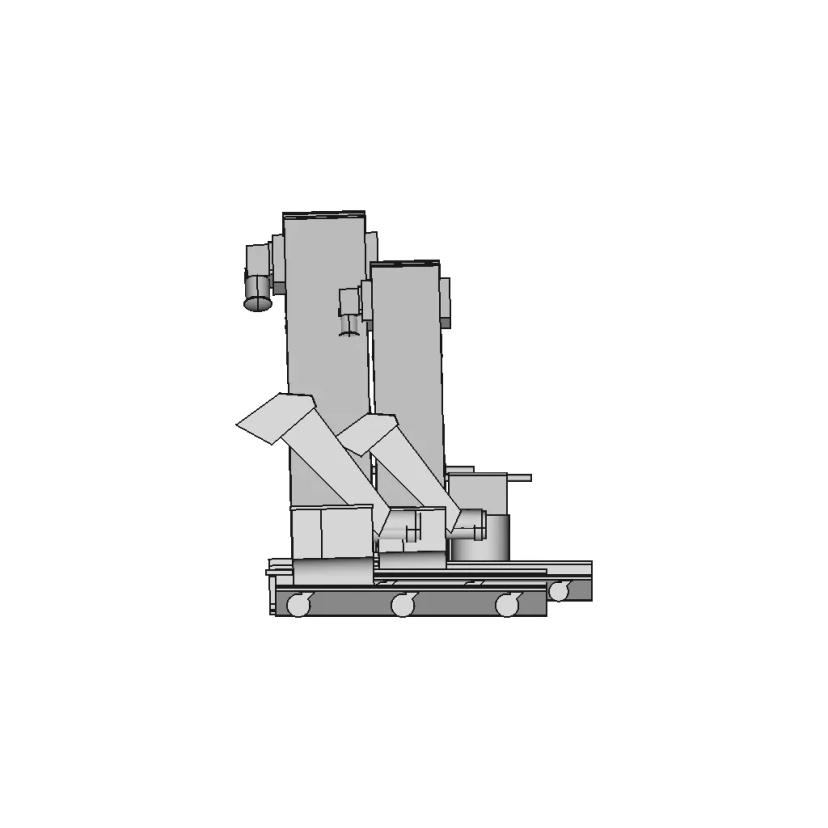Scrap-Excluding Conveyerand Scraps-Excludingchain Series | 3D Engineering Design File