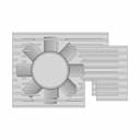 Geeekpi Cooler Kit Raspi 3 4 - Downloadable CAD Representation_0_0_degree_snapshot