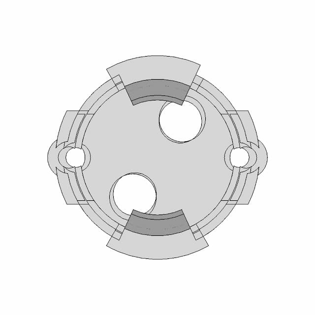 18 Volt Brushed Dc Motor Fixing Piece - Standard Mechanical Component