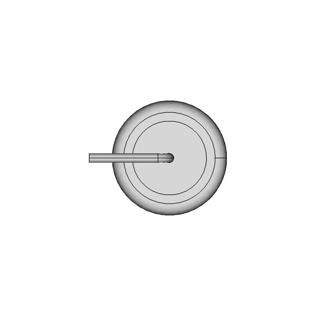 Bi-Polar Axial Capacitor - Standard Mechanical Component_0_270_degree_snapshot