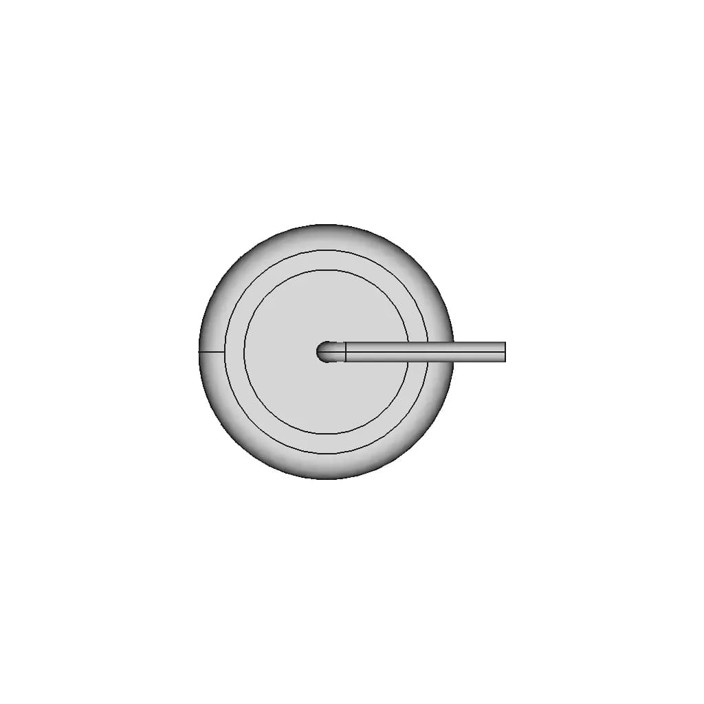 Bi-Polar Axial Capacitor - Standard Mechanical Component_0_90_degree_snapshot