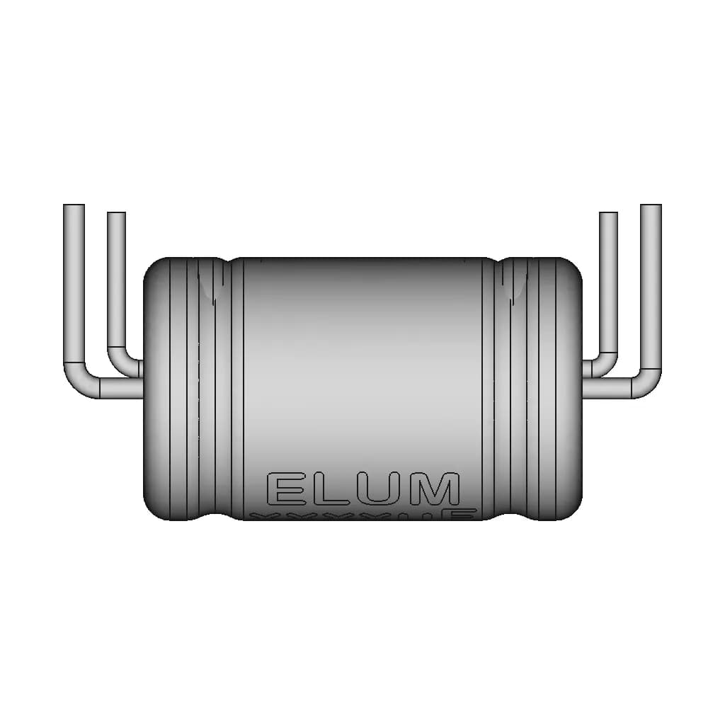 Bi-Polar Axial Capacitor - Standard Mechanical Component_270_0_degree_snapshot